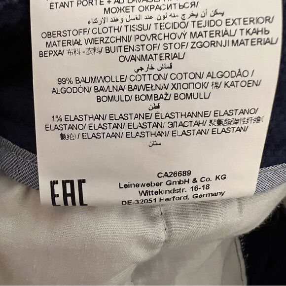 Brax Feel Good  Modern Fit stretch pants Blue Mens Size 32 32X28 Casual Work - Picture 8 of 8